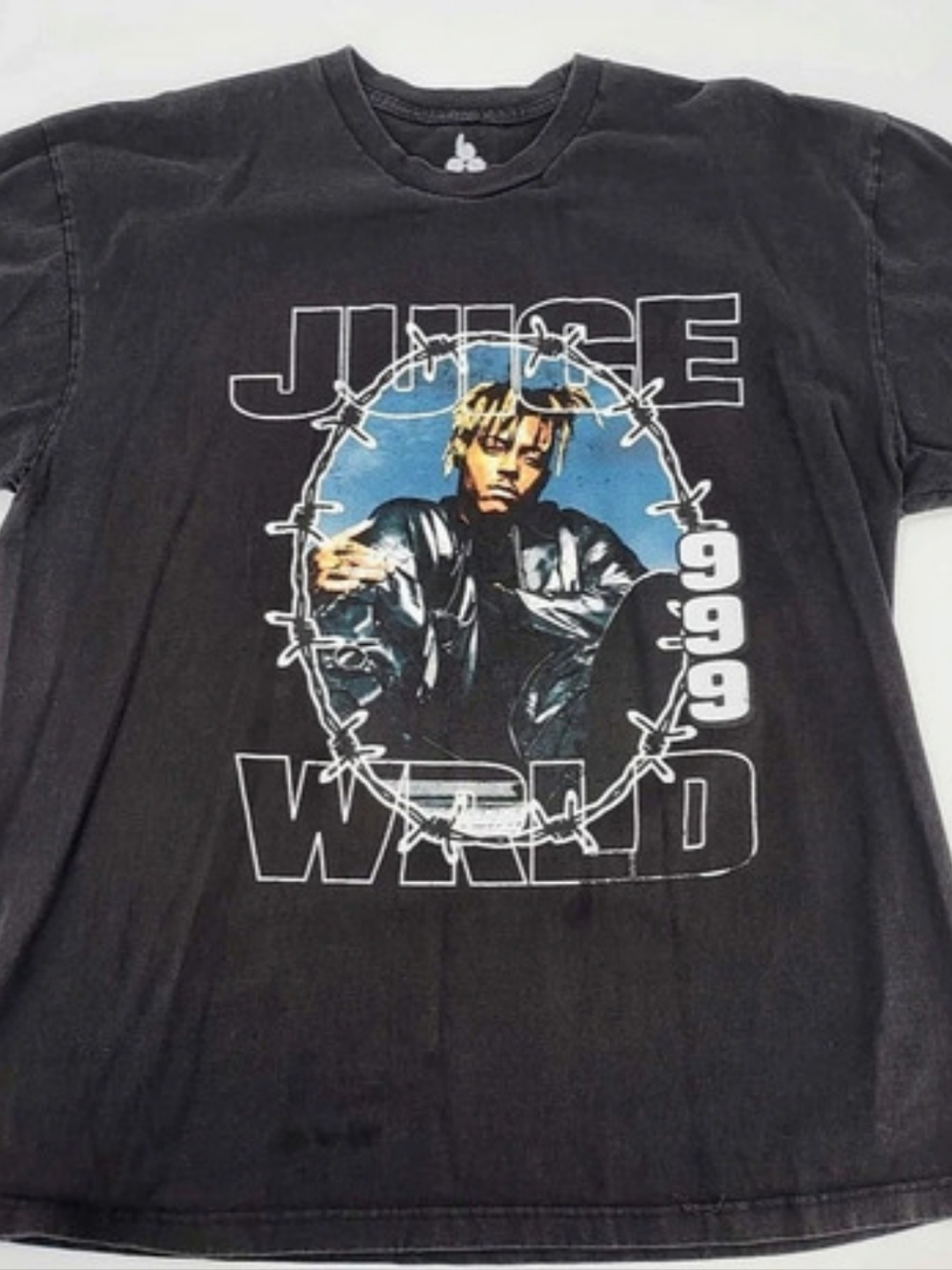 999 Club Juice WRLD Barbed Wire Graphic T-Shirt XL